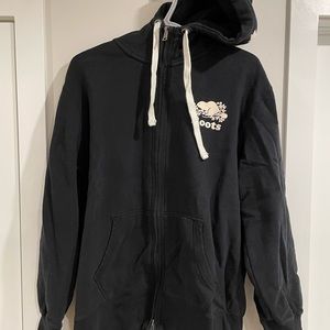 Black Roots zip up hoodie